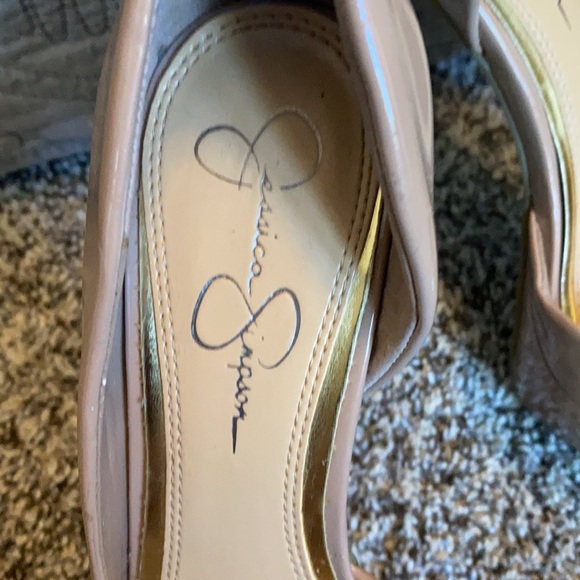 Jessica Simpson high heels nude color size 7 - Picture 2 of 6